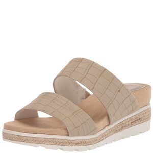 Easy Street Womens Maryann Taupe Croco 10 M (B)
